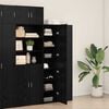 vidaXL Highboard Black Oak 40 x 42.5 x 185 cm