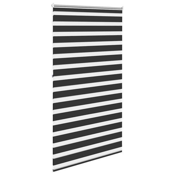 vidaXL Zebra Blind 120 x 230 cm Black