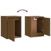 vidaXL Wall Cabinets 2 pcs Honey Brown 30x30x40 cm Solid Wood Pine