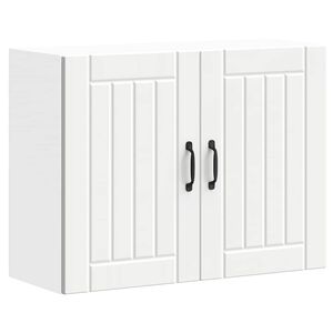 vidaXL Kitchen Wall Cabinet Lucca White Engineered Wood