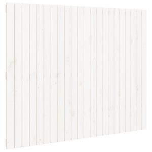 vidaXL Wall Headboard White 140x3x110 cm Solid Wood Pine