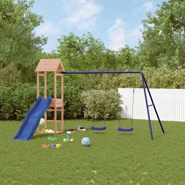 vidaXL Outdoor Playset Solid Wood Douglas
