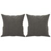 vidaXL 2-Seater Sofa with Pillows&Cushions Dark Grey 140 cm Velvet