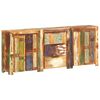 vidaXL Sideboard with 3 Drawers and 4 Doors Solid Reclaimed Wood