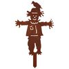 vidaXL Garden Stake 75.5 x 44 cm Weathering Steel Rusty