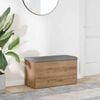 vidaXL Storage Bench Artisan Oak 82x42x45 cm Engineered Wood