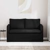 vidaXL Sofa Black 136 x 82 x 85 cm Fabric