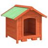vidaXL Dog Kennel Brown 65x65x61,5 cm Solid Wood Pine