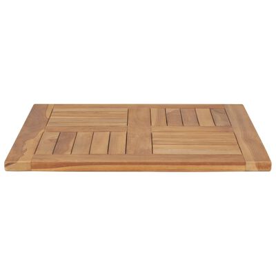 vidaXL Table Top Solid Teak Wood 60x60x2.5 cm