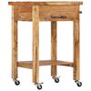 vidaXL Kitchen Trolley 58x58x89 cm Solid Wood Acacia