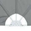 vidaXL Collapsible Terrace Side Awning Grey 300x150 cm
