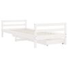 vidaXL Kids Bed Frame with Drawers White 90x190 cm Solid Wood Pine