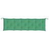 vidaXL Garden Bench Cushions 2pcs Green 180x50x7cm Oxford Fabric
