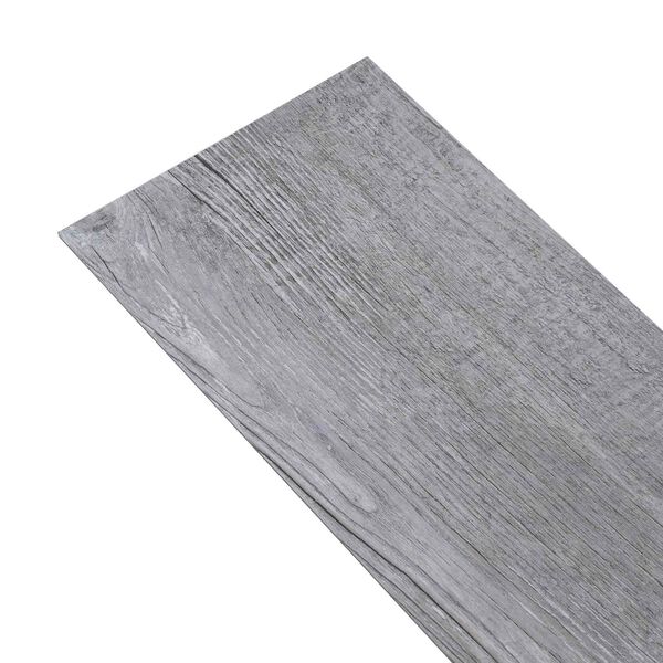 vidaXL Flooring Planks 36 pcs Grey 5.02 m&sup2; PVC