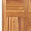 vidaXL Table Top Solid Teak Wood Square 80x80x2.5 cm