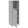 vidaXL 3 Piece Bathroom Furniture Set Concrete Grey Engineered Wood