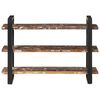 vidaXL Sideboard 110x40x75 cm Solid Wood Reclaimed and Iron