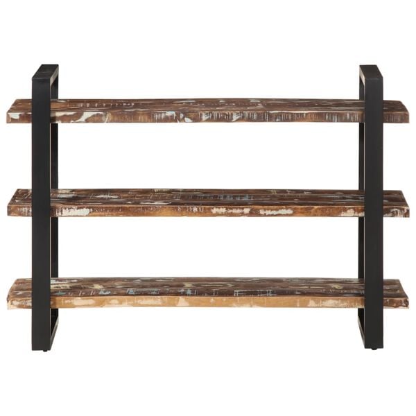 vidaXL Sideboard 110x40x75 cm Solid Wood Reclaimed and Iron