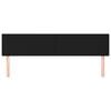 vidaXL Headboards Black 160x5x78/88 cm Fabric