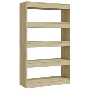 vidaXL Book Cabinet | Sonoma oak | Engineered wood | Medium | Book Cabinet