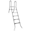 vidaXL Partially in-Ground Pool Ladder 222 x 128 cm 5-Step