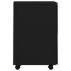 vidaXL Mobile File Cabinet Black 39x45x67 cm Steel