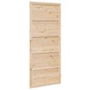 vidaXL Barn Door 80 x 2.5 x 208 cm Solid Pine Wood Natural