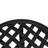 vidaXL Garden Table Black &Oslash;48x53 cm Cast Aluminium