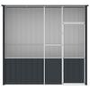 vidaXL Bird Cage Anthracite 215x78x200 cm Galvanised Steel