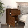 vidaXL Bedside Cabinets 2 pcs Brown Oak 40x35x70 cm