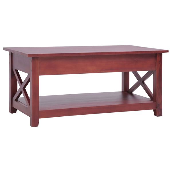 vidaXL Coffee Table Brown 100x55x46 cm Solid Mahogany Wood