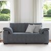 vidaXL Loveseat Sofa Dark Grey 180x77x82 cm Velvet