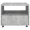 vidaXL Coffee Table Concrete Grey 55x55x40 cm Engineered Wood