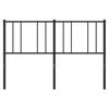 vidaXL Metal Headboard Black 135 cm