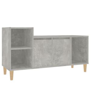 vidaXL TV Cabinet Concrete Grey 100x35x55 cm Engineered Wood