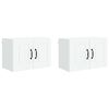 vidaXL Wall Cabinet PORTO 2 pcs White Engineered Wood