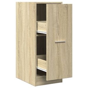 vidaXL Apothecary Cabinet Sonoma Oak 30x41x77,5 cm Engineered Wood