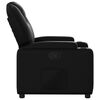 vidaXL Recliner Chair Black Faux Leather