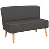 vidaXL Sofa Fabric 117x55.5x77 cm Dark Grey