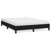 vidaXL Bed Frame without Mattress Black 152x203 cm Queen Fabric