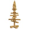 vidaXL Wooden Christmas Tree Solid Pine Wood