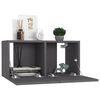 vidaXL 5 Piece TV Cabinet Set Grey Engineered Wood