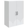 vidaXL Wall-Mounted Cabinet White 66 x 34.5 x 90 cm Engineered Wood