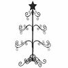 vidaXL Metal Christmas Tree for Decoration Black 90 cm