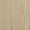 vidaXL Bathroom Cabinet Sonoma Oak 30x30x190 cm Engineered Wood