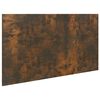 vidaXL Bed Headboard Smoked Oak 160x1,5x80 cm Engineered Wood