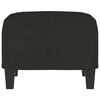 vidaXL Footstool Black 60x50x41 cm Fabric