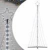 vidaXL LED Christmas Tree 447 LEDs Cold White 240 cm