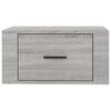 vidaXL Wall-mounted Bedside Cabinets 2 pcs Grey Sonoma 50x36x25 cm
