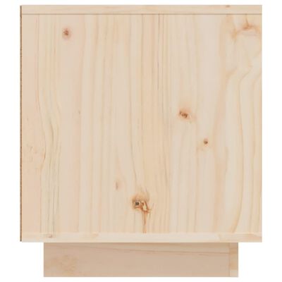 vidaXL TV Cabinet 110x35x40.5 cm Solid Wood Pine